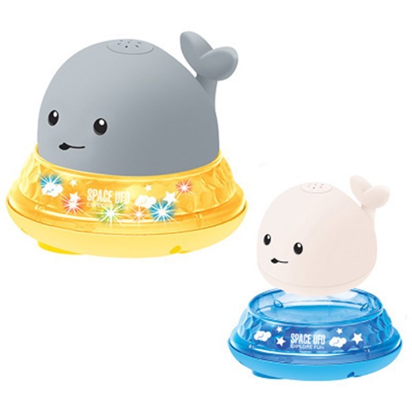 Baby Whale Water Spraying Bath Toy with Light & Music