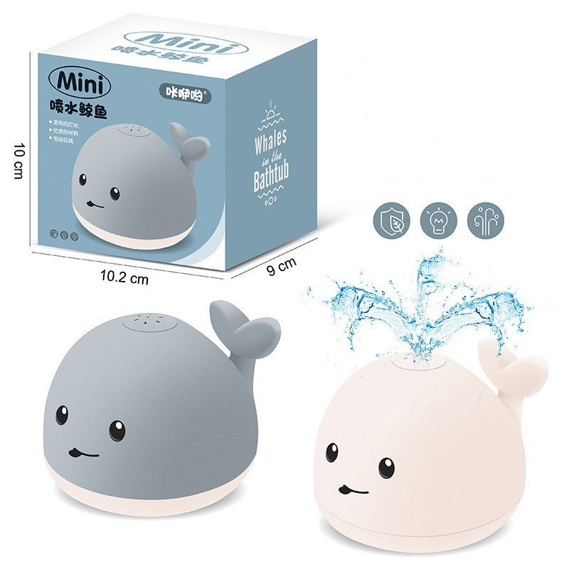 Baby Whale Water Spraying Bath Toy with Light & Music