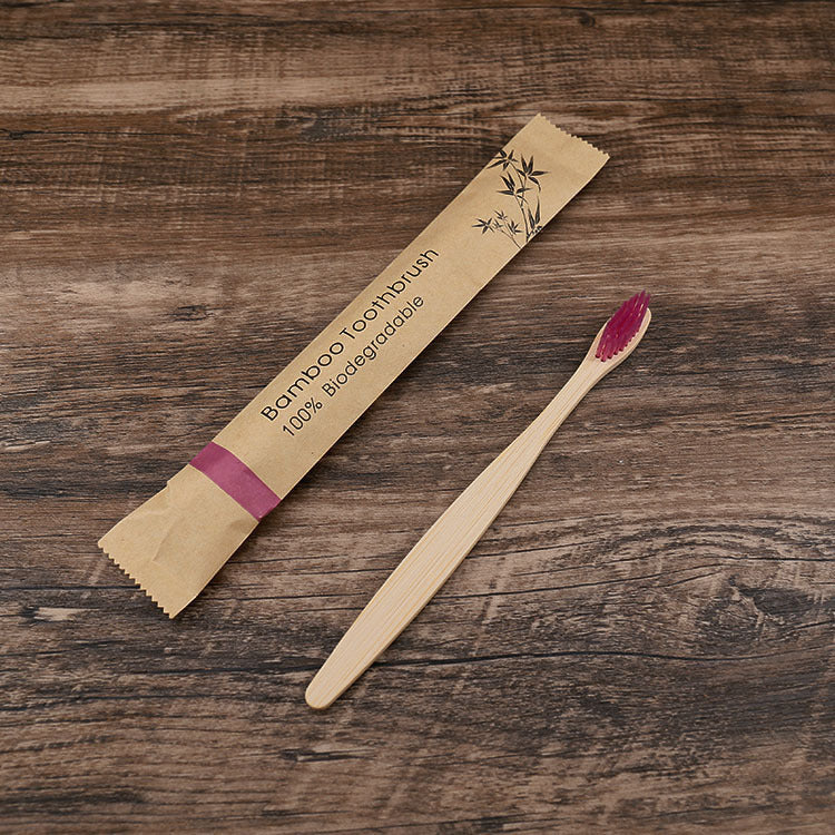 Biodegradable Bamboo Toothbrush Set of 10