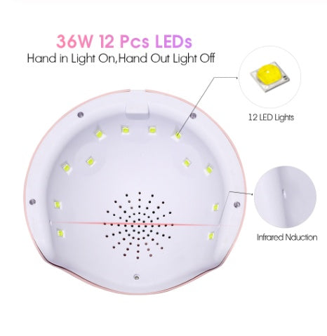 UV LED Nail Lamp for Nail Polish Drying