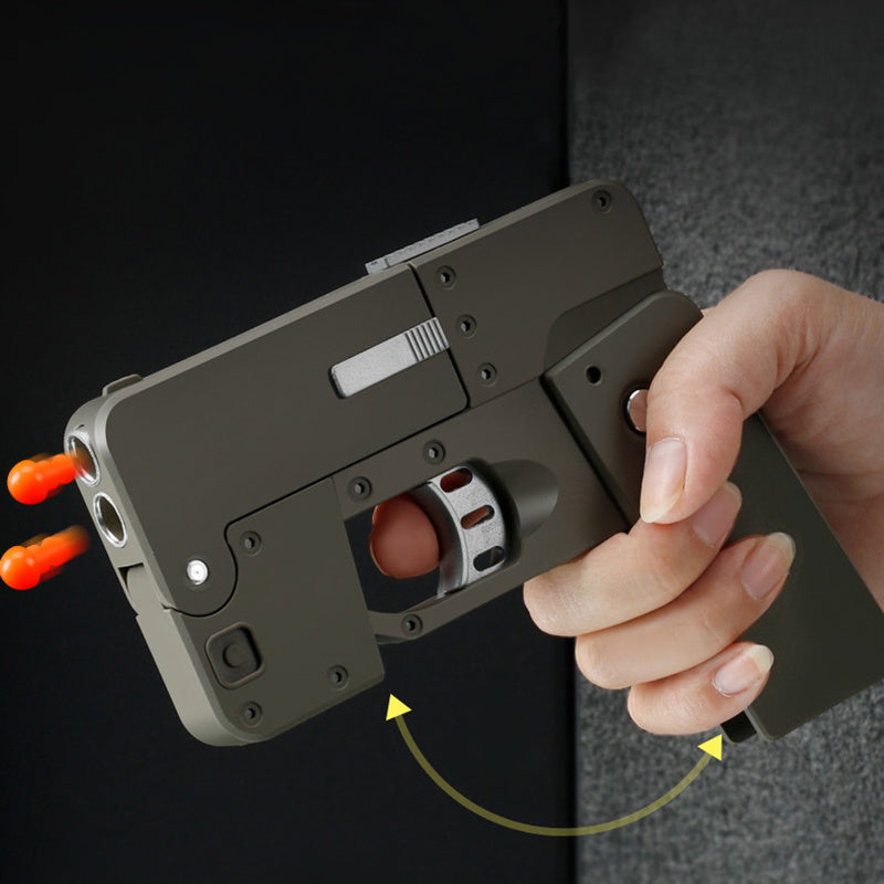 Folding Mobile Phone Pistol Toy Gun