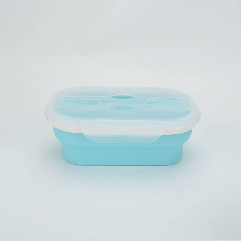 Collapsible Silicone Lunch Box and Water Cup