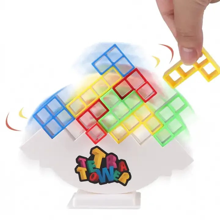 Stack Attack Game - Viral Interactive Balance Stacking Block Board Game For Family Game Nights