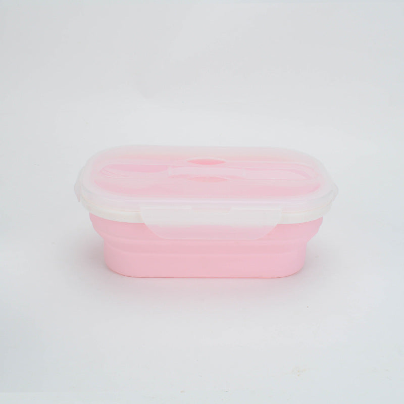 Collapsible Silicone Lunch Box and Water Cup