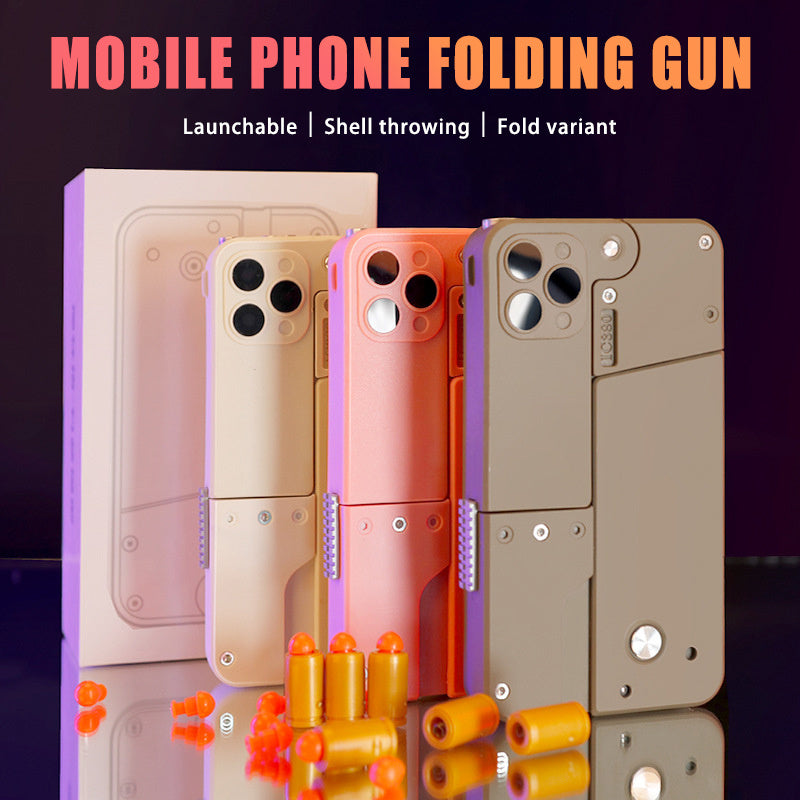 Folding Mobile Phone Pistol Toy Gun