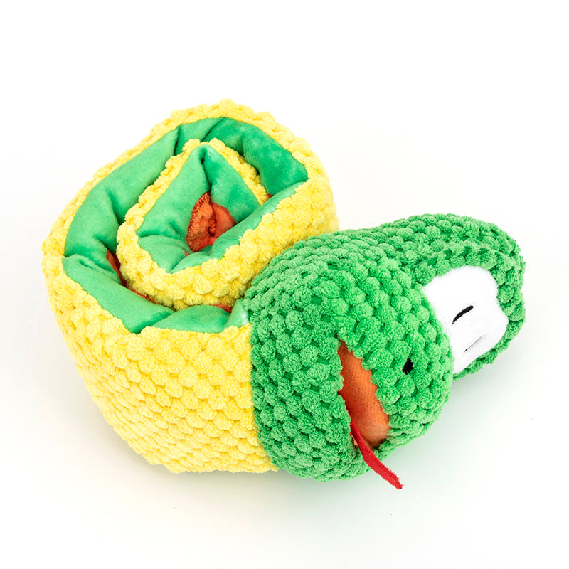 Snake Snuffle Squeaky Dog Chewable Toys