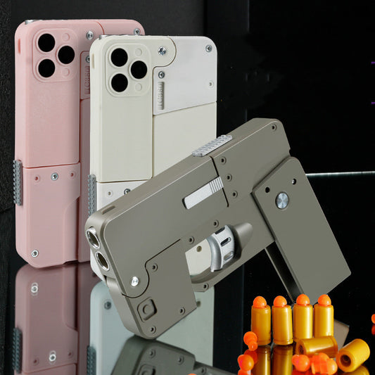 Folding Mobile Phone Pistol Toy Gun