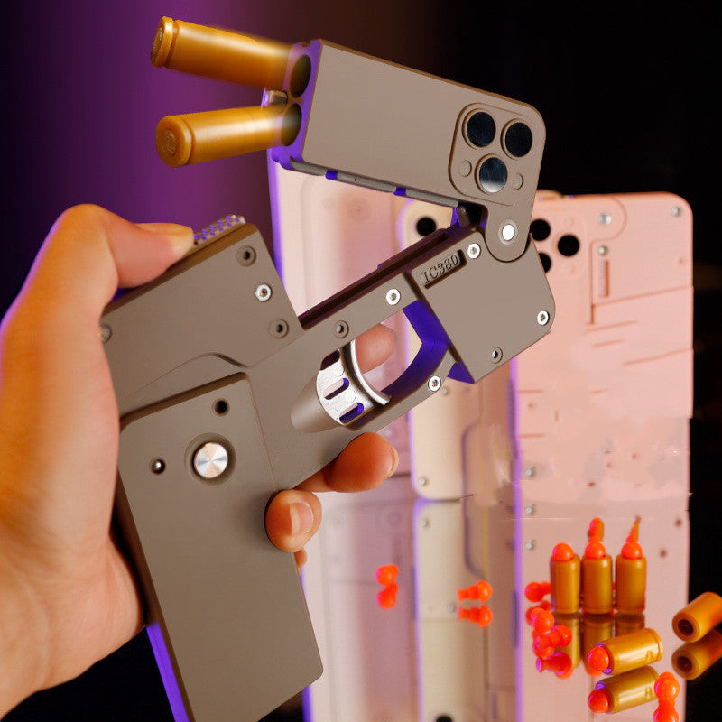 Folding Mobile Phone Pistol Toy Gun